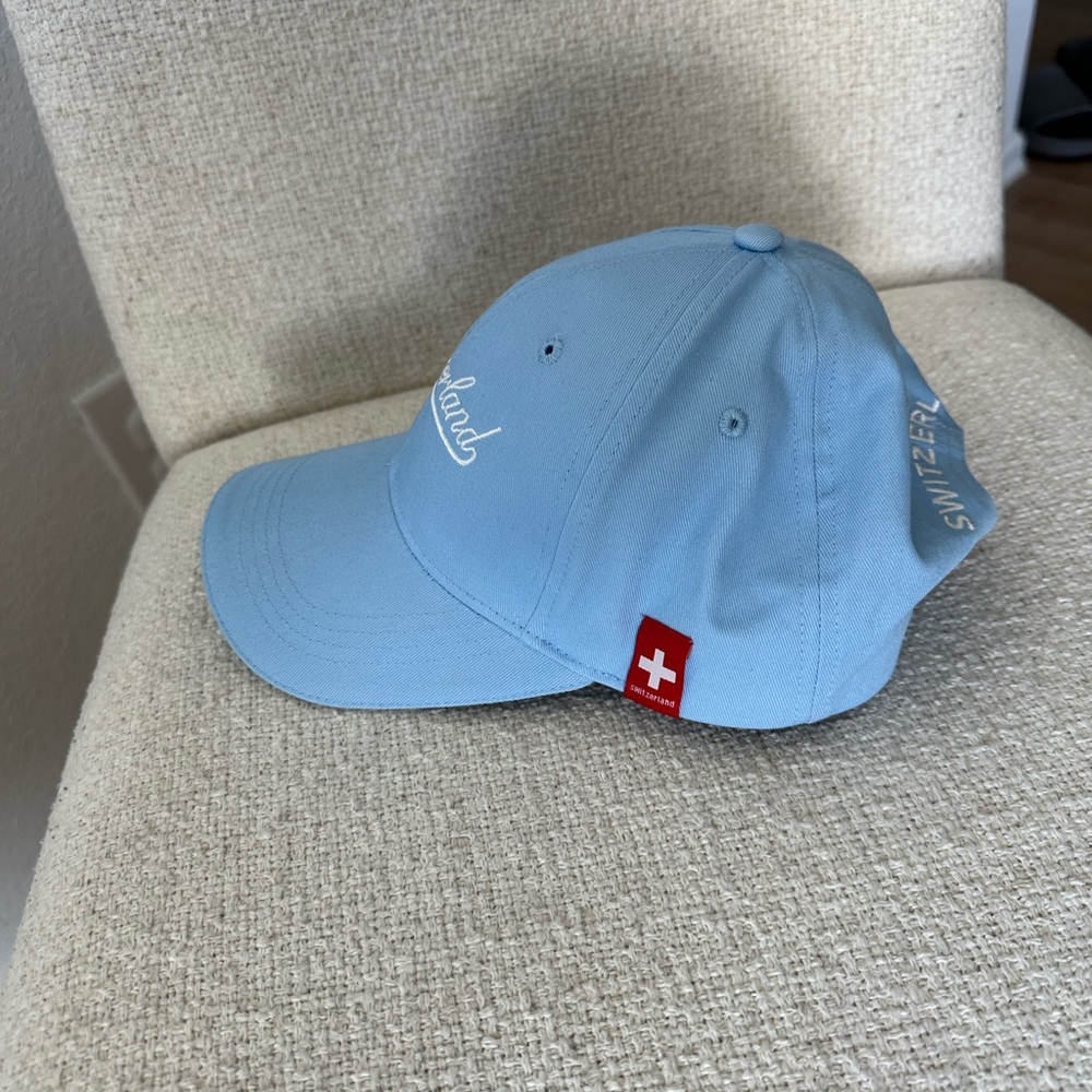 Switzerland Blue & White Cap View 2